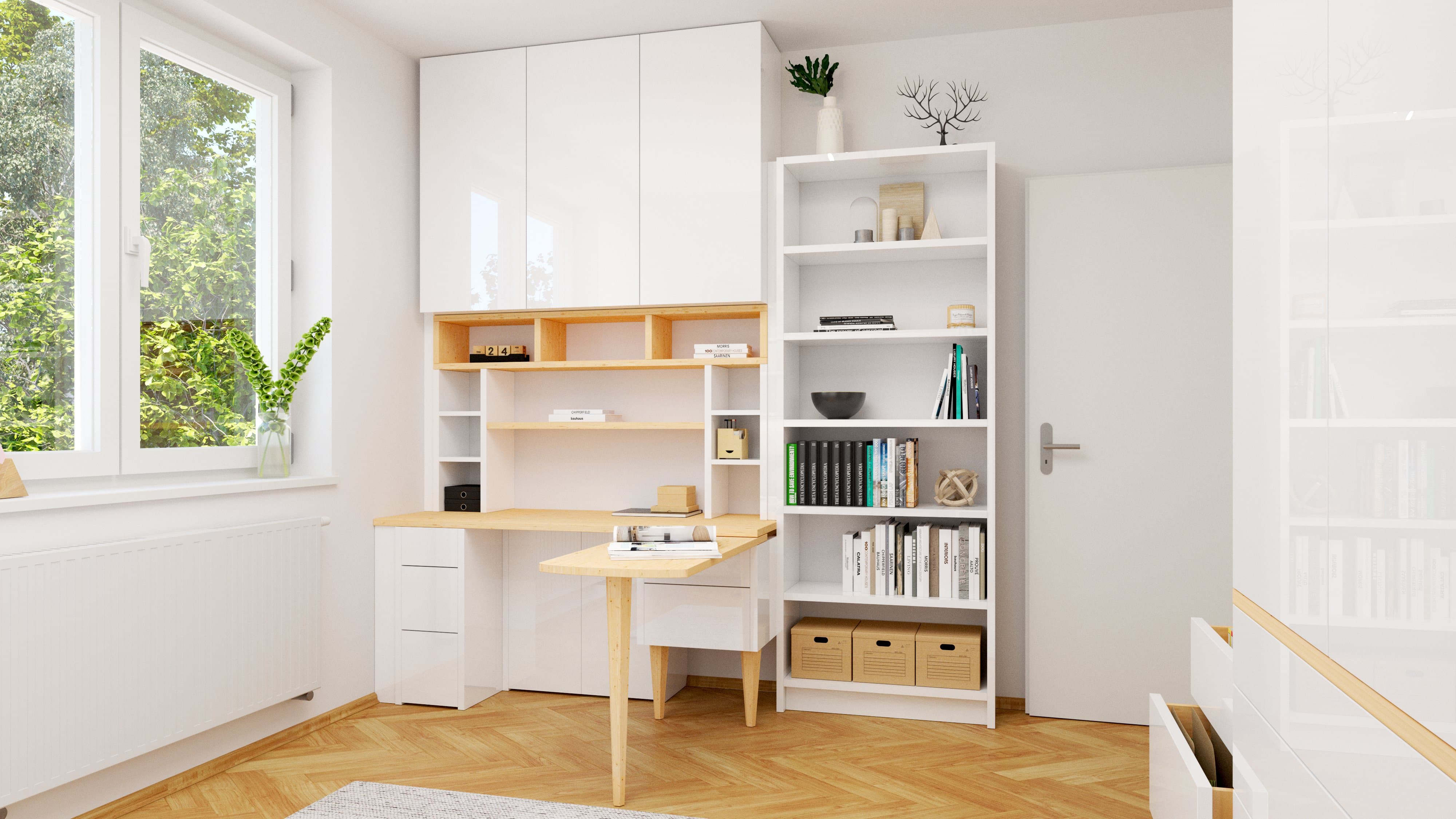 Office Homeoffice - virtuelle Raumgestaltung